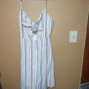 Altar'd State Striped Summer Dress Sz. Small